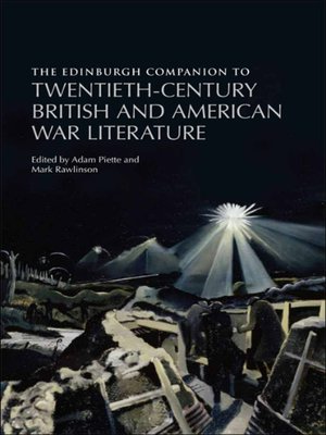 cover image of The Edinburgh Companion to Twentieth-Century British and American War Literature